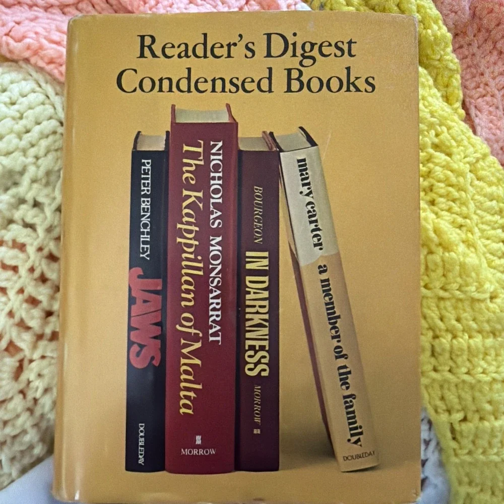Reader's Digest Condensed Books, Vol. 2, 1974 First Edition Jaws Vintage